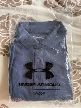 Under Armour Men's Navy Blue Polo Shirt